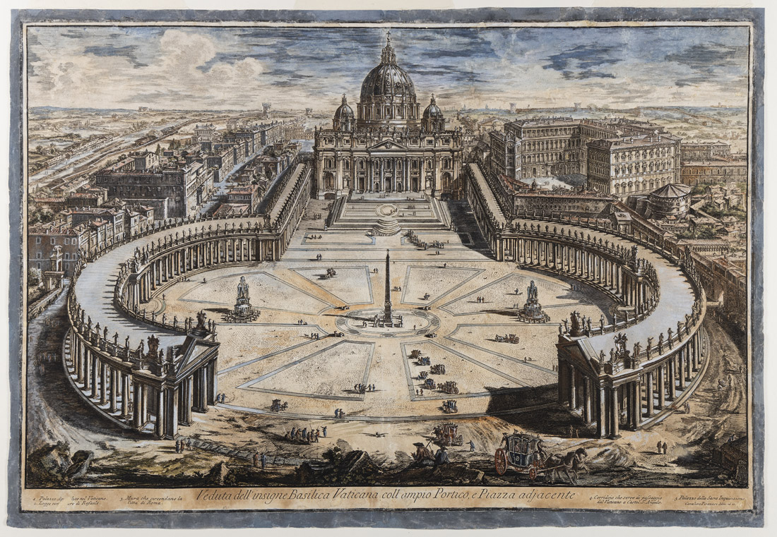 Veduta dell’insigne Basilica Vaticana