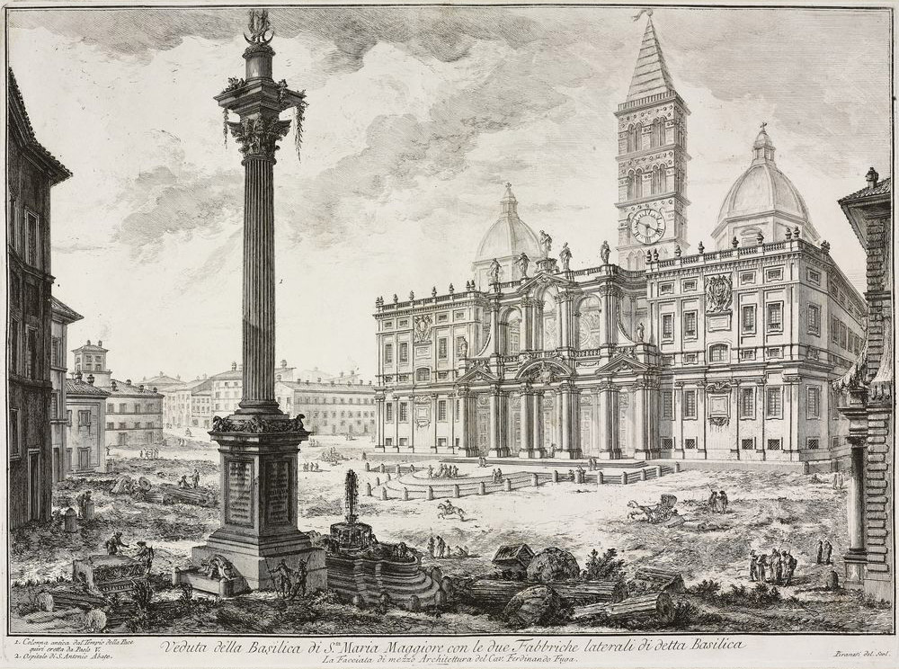 Vedute di Roma, esemplare Lonato del Garda (BS) Basilica di Santa Maria Maggiore
