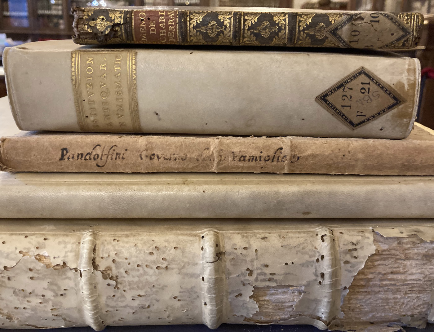volumi appartenuti alla Biblioteca di Giovanni Gaetano Bottari