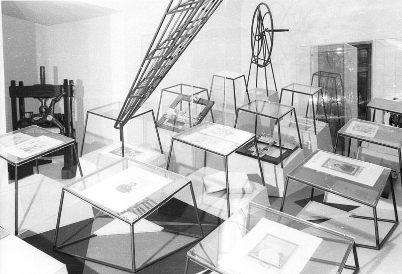Studio Labirinto 1975. Ingresso alle Sale Museo da via della Stamperia