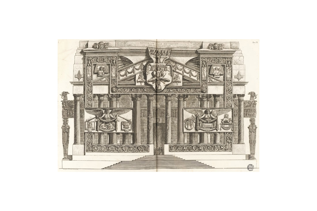 G.B. Piranesi, Parere sull’architettura, Tav. IX, 1765