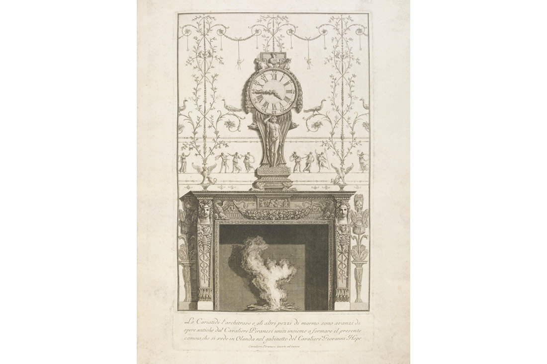 G.B. Piranesi, Diverse Maniere d’Adornare i Cammini ed Ogni Alta Parte degli Edifizi, Cammino per Charles Hope, 1769